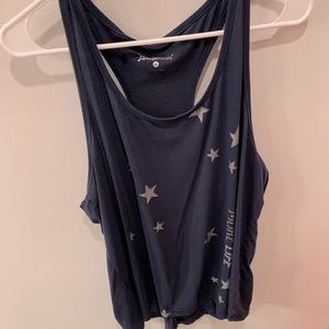 Dark blue Orangetheory tank top